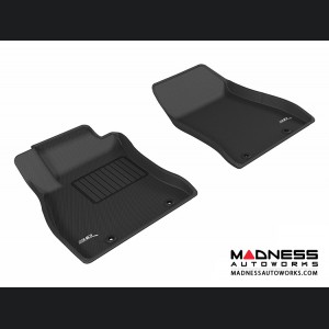 Nissan Sentra Floor Mats (Set of 2) - Front - Black by 3D MAXpider